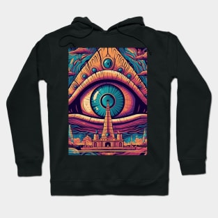 All Seeing Eye The Psychedelic Reality of Our Time Hoodie